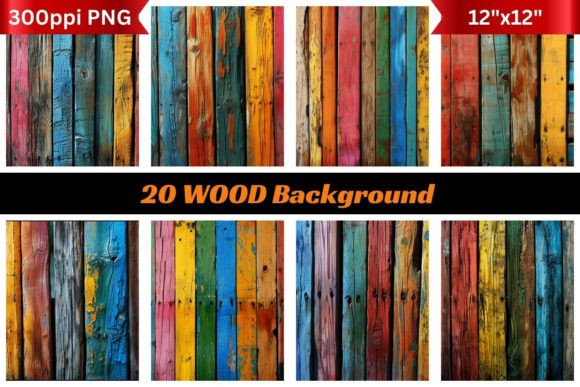 Authentic Digital Texture: Mastering 20 Wood Backgrounds