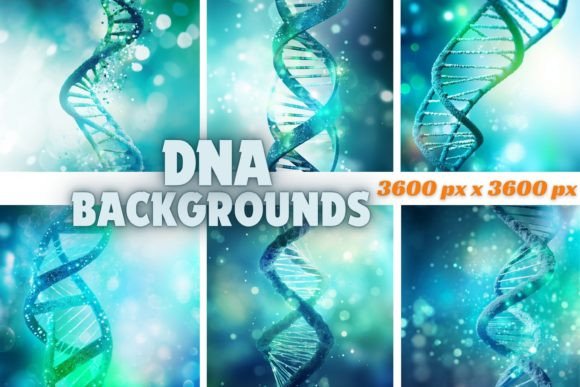 DNA Backgrounds: Visualizing the Code of Life