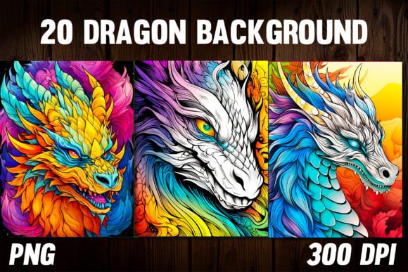 Dragon Backgrounds for Cover 1: Elevating Fantasy Design