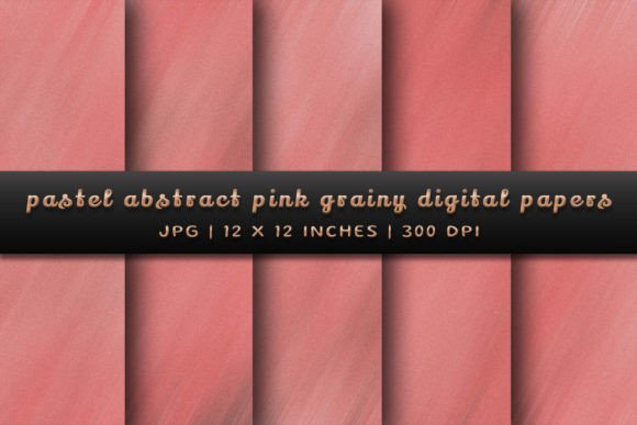 Dreamy Pastel Abstract Pink Grainy Backgrounds
