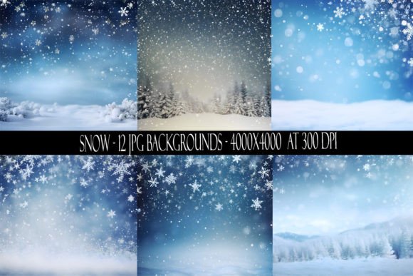 Elevate Your Winter Projects with These Snow Backgrounds