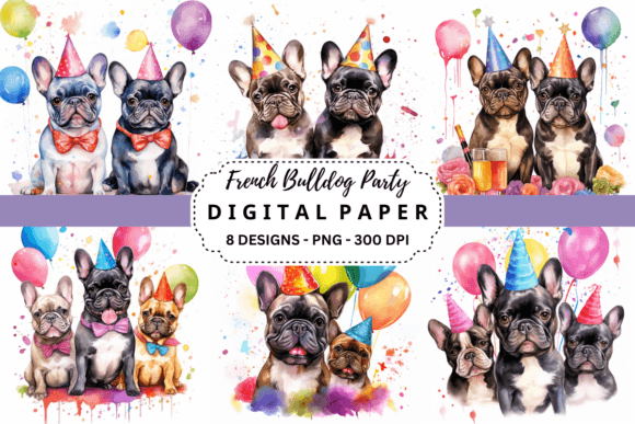 French Bulldog Party Backgrounds: The Ultimate Design Asset