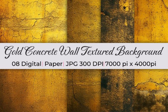 Gold Concrete Wall Textured Backgrounds: Elevate Your Visuals