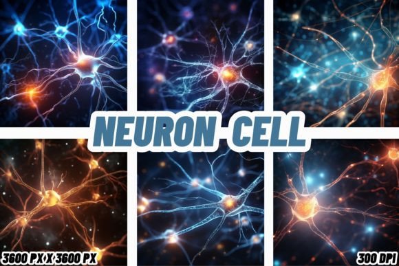 Neuron Cell Backgrounds: A Symphony of Science and Art