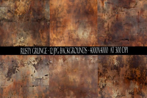 Rusty Grunge Backgrounds: Add Gritty Texture to Your Designs