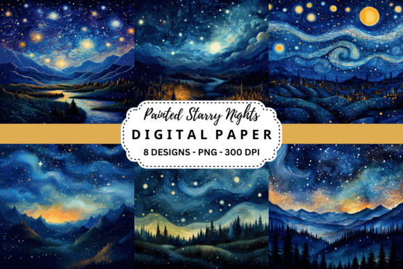 Unlocking the Night Sky: A Guide to Painted Starry Nights Backgrounds