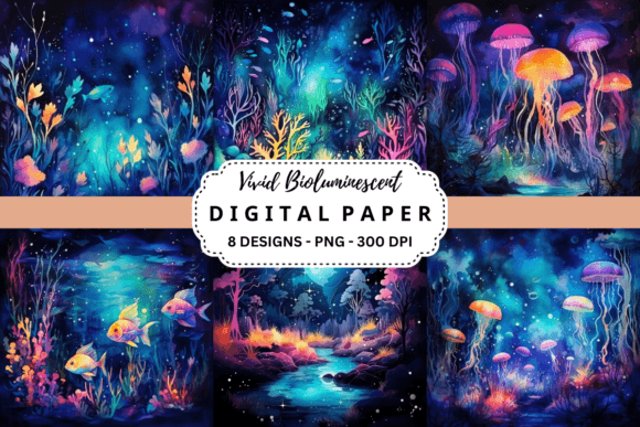 Vivid Bioluminescent Backgrounds: A Toolkit for Modern Designers